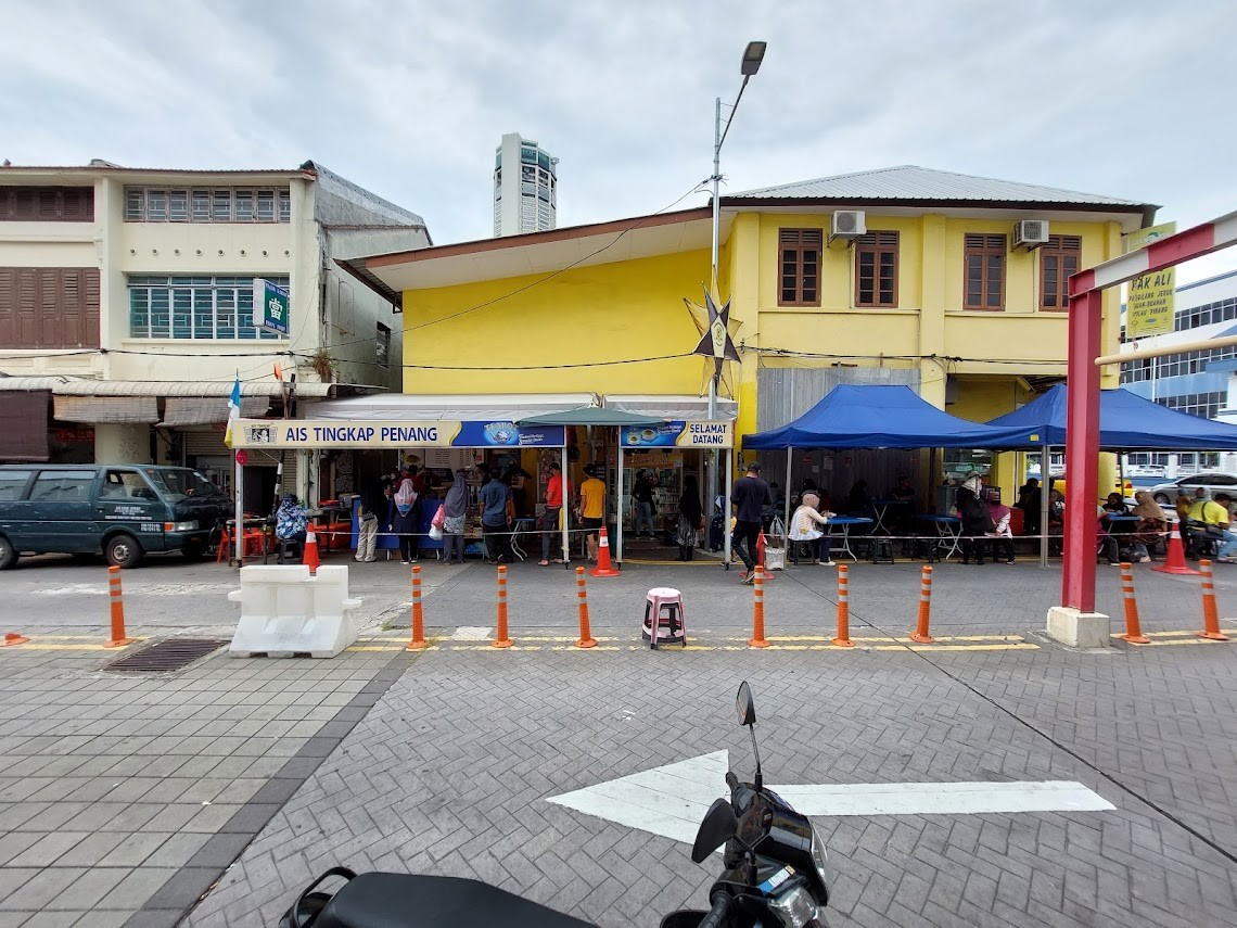 Ais Tingkap, Dessert Hawker Stall cuisine at Town, Penang
